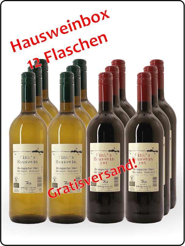 Fink's Hausweinbox bio & vegan