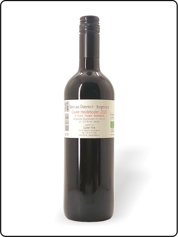 Cuvée Heideboden QW 2020 bio & für Veganer geeignet