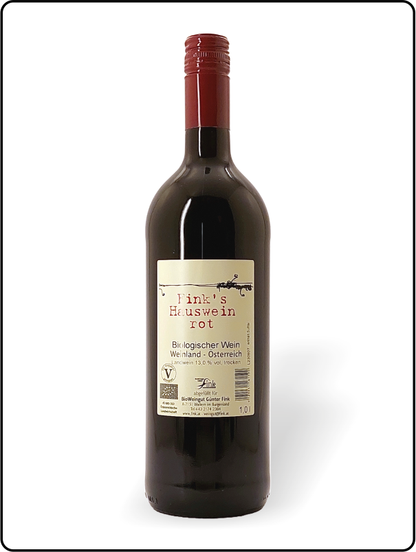 Fink's Hauswein rot bio & für Veganer geeignet