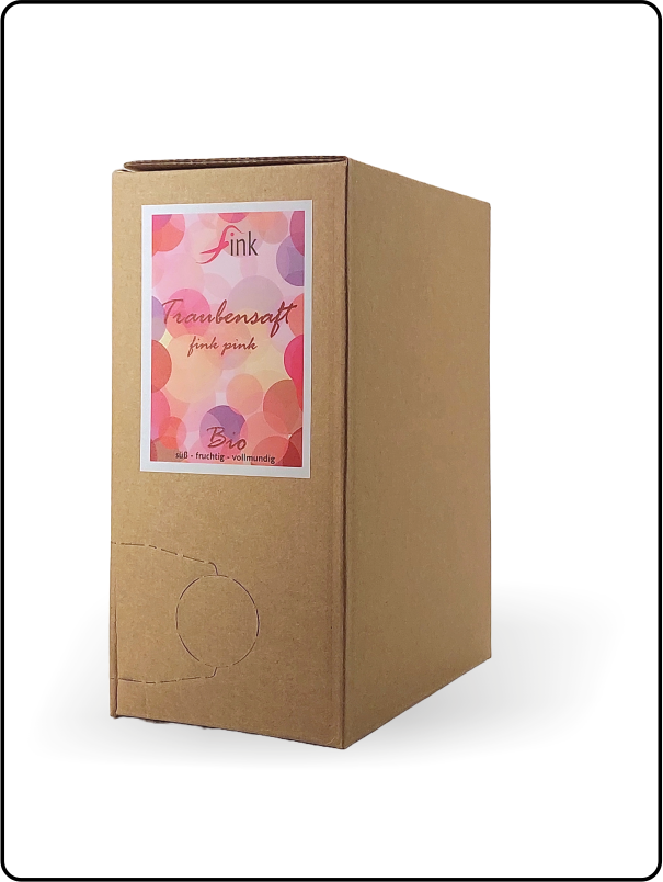 Traubensaft Fink Pink im Bag-in-Box, alkoholfrei bio & vegan*
