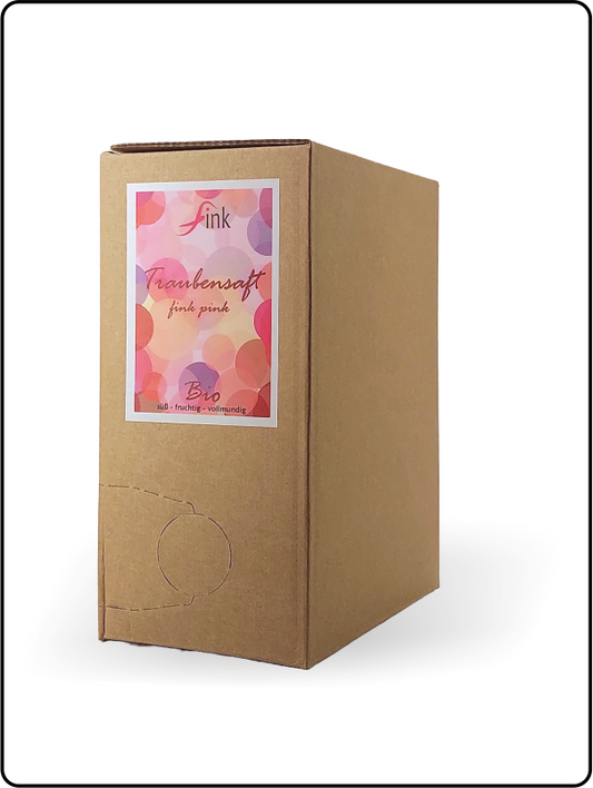 Traubensaft Fink Pink im Bag-in-Box, alkoholfrei bio & vegan*